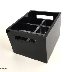 Galheteiro em Acrílico com 6 Nichos com Alça - 10mm