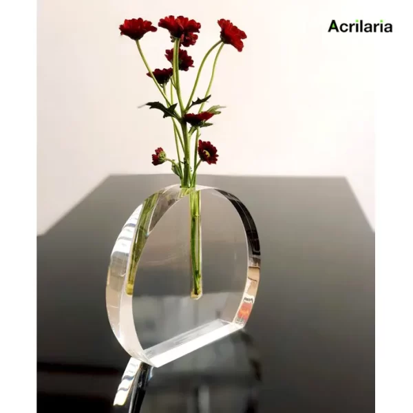 Vaso redondo em acrílico – 30 mm